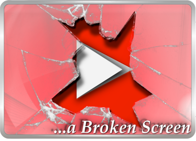 ...a Broken Screen Logo