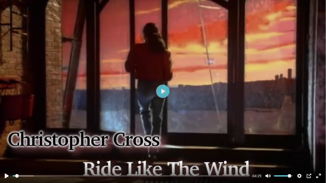 Ride Like The Wind(1980) Christopher Cross | Fan Video
