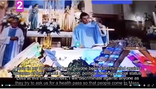 Argentinian Catholic priest speaks out against health passes “Who the heck is Quichilob?” (Subtitled)