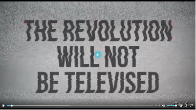 THE REVOLUTION WILL NOT BE TELEVISED by Avi barak