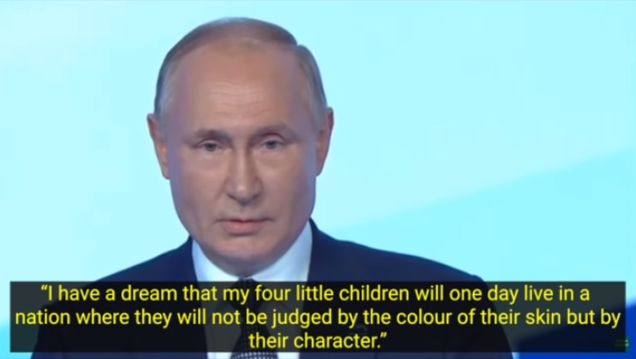 Putin “Wokeness Is Dismantling The West, Russia has been there already on the dogmas of Marx and Engels” (English/Español)
