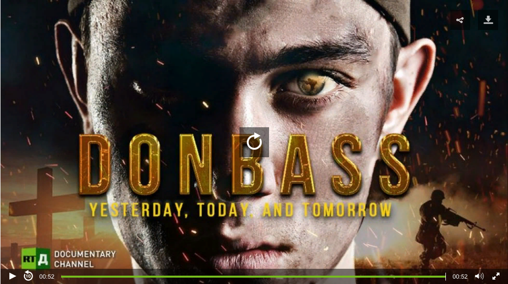 RT Documentary: “Donbass. Yesterday, Today, and Tomorrow”